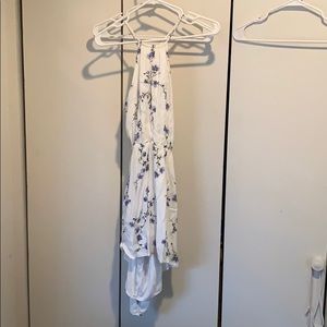 Floral open back dress! Worn once!